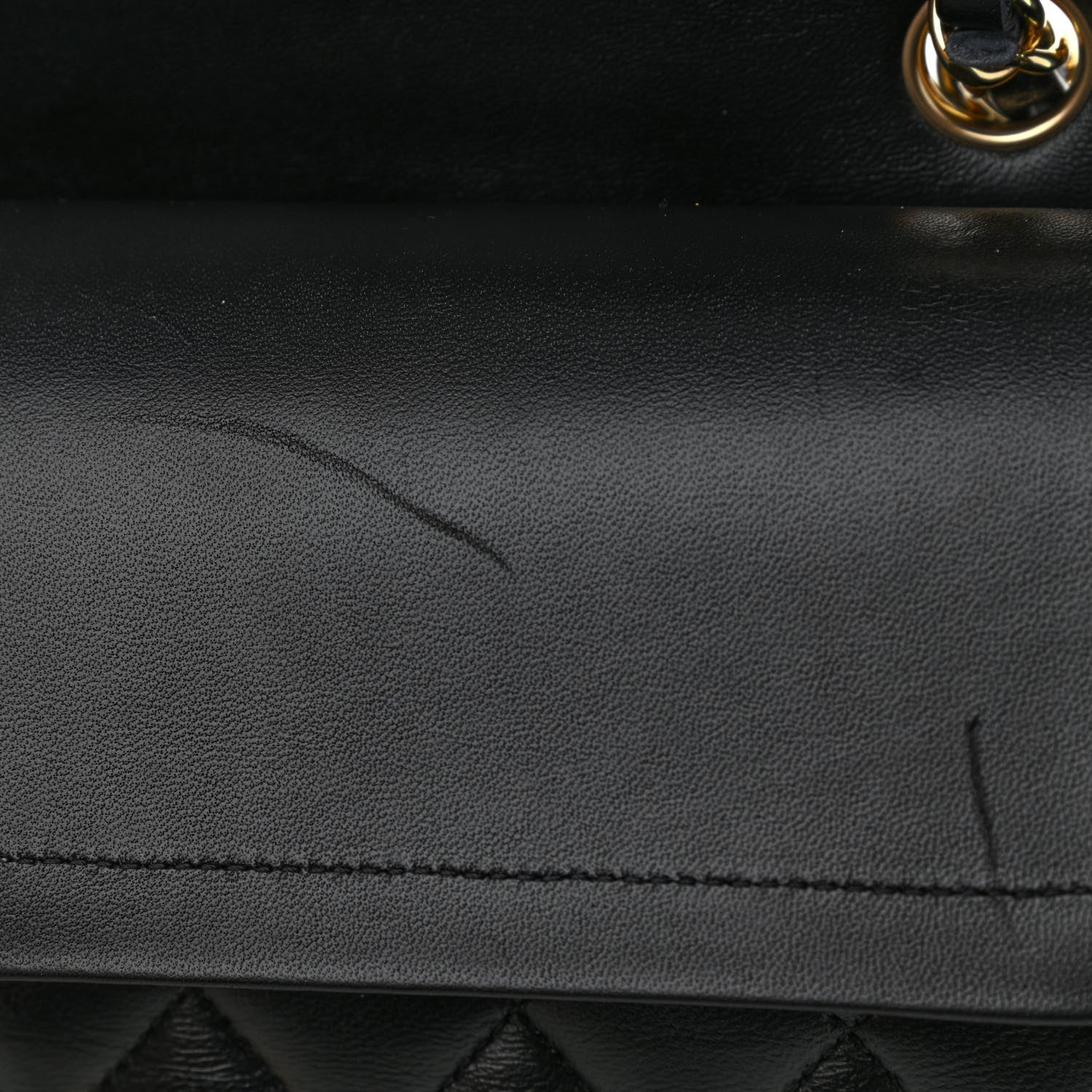 Chanel Lambskin Quilted Medium Double Flap Black 10 of 12