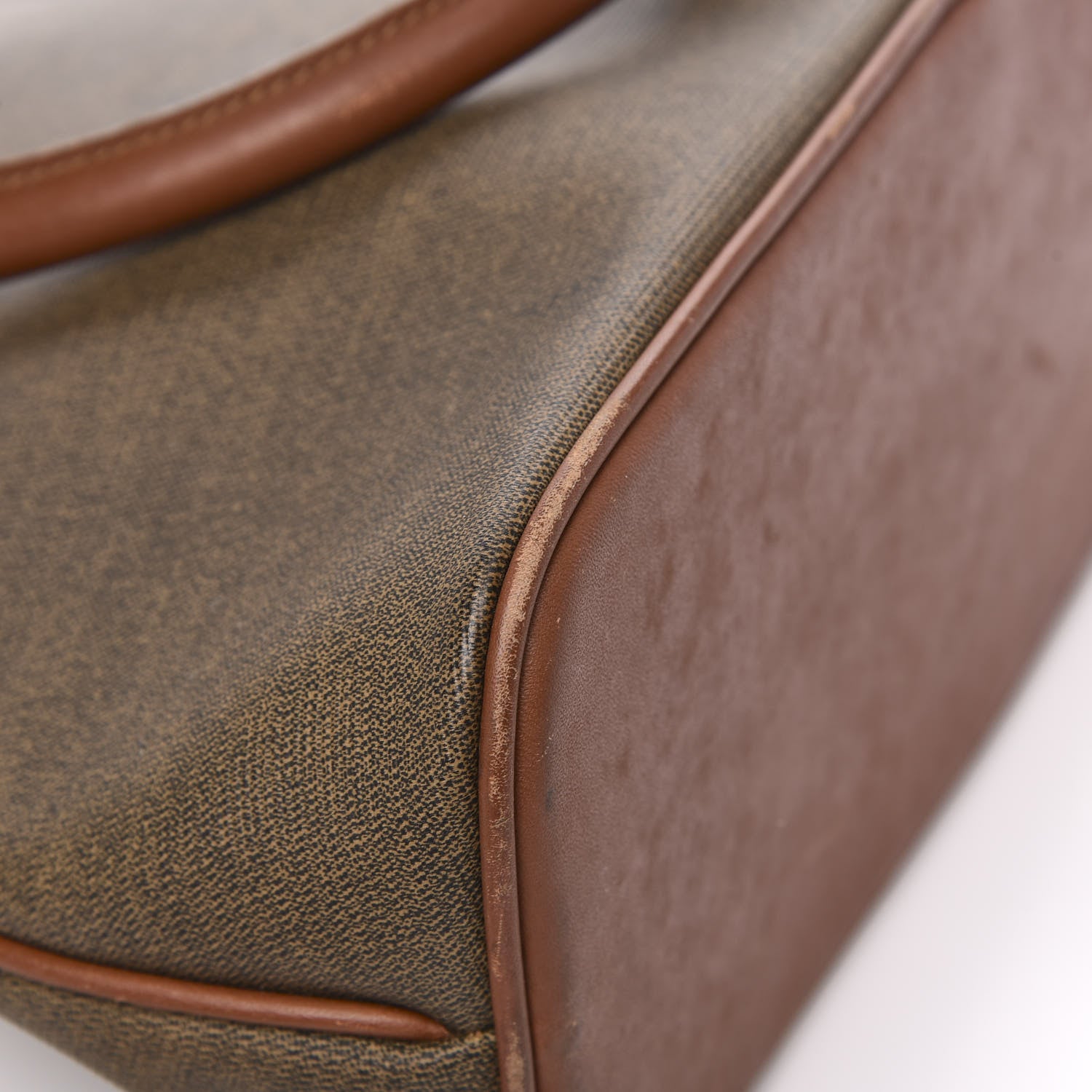 Fendi Nappa Canvas Top Handle Bag Brown 11 of 13