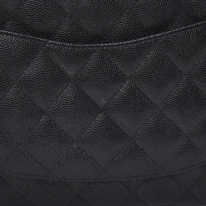 Chanel Caviar Quilted Flap Clutch Black 8 of 9