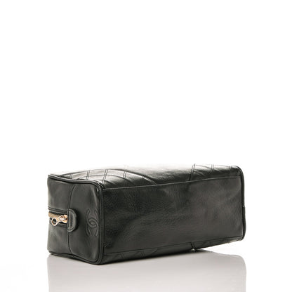 Chanel Calfskin Vanity Cosmetic Case Black 4 of 8