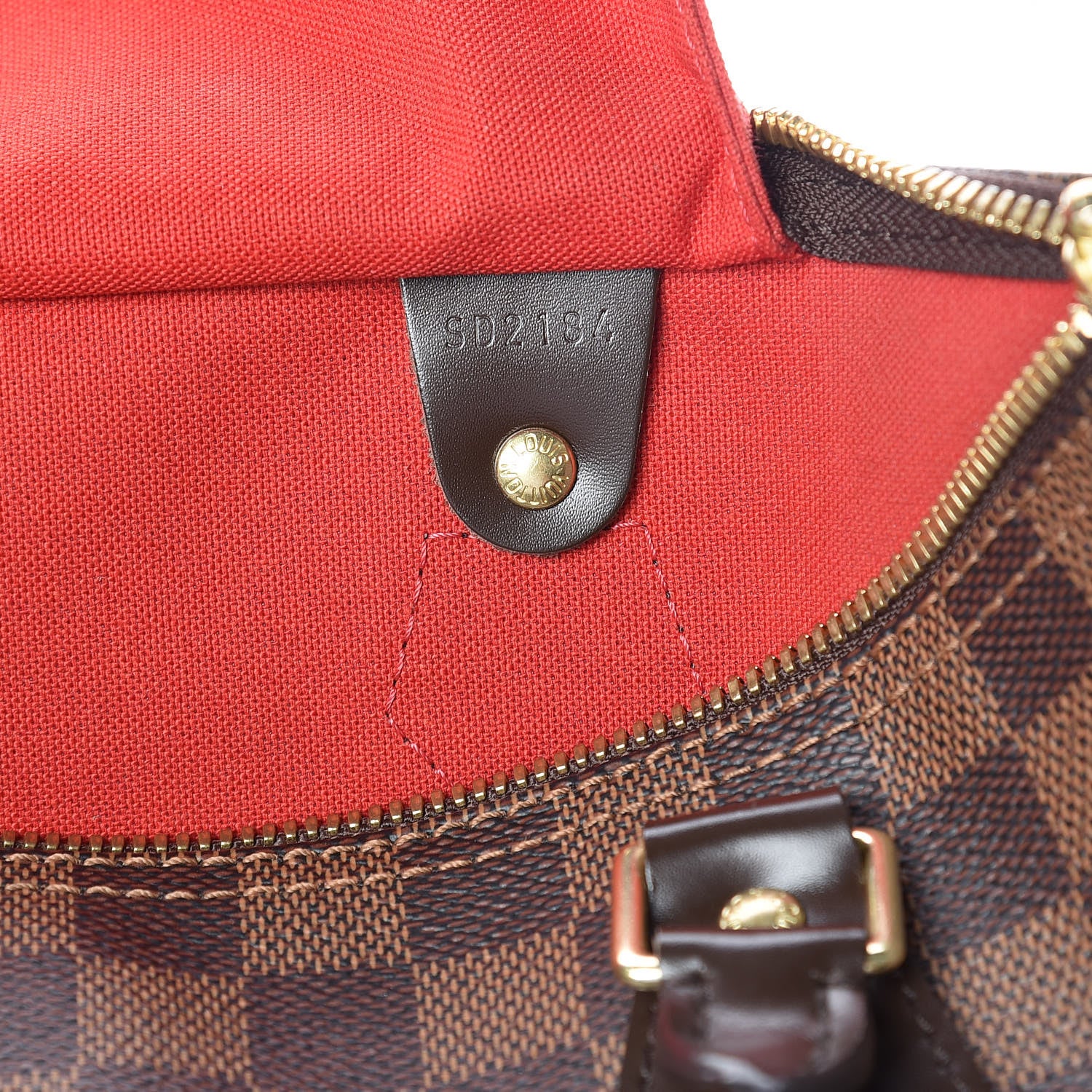 Louis Vuitton Damier Ebene Speedy Bandouliere 30 7 of 9