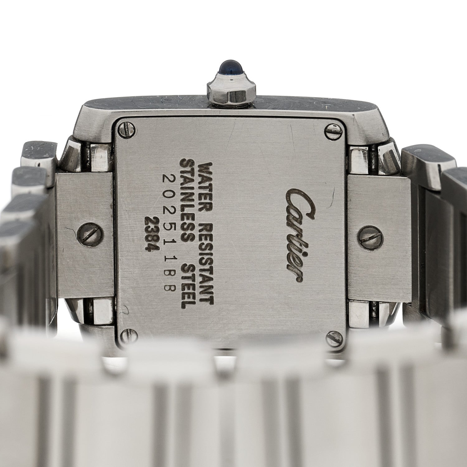 Cartier Stainless Steel 20mm Tank Francaise Quartz Watch 4 of 4