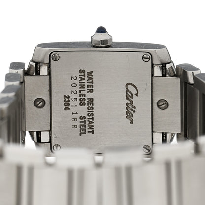 Cartier Stainless Steel 20mm Tank Francaise Quartz Watch 4 of 4