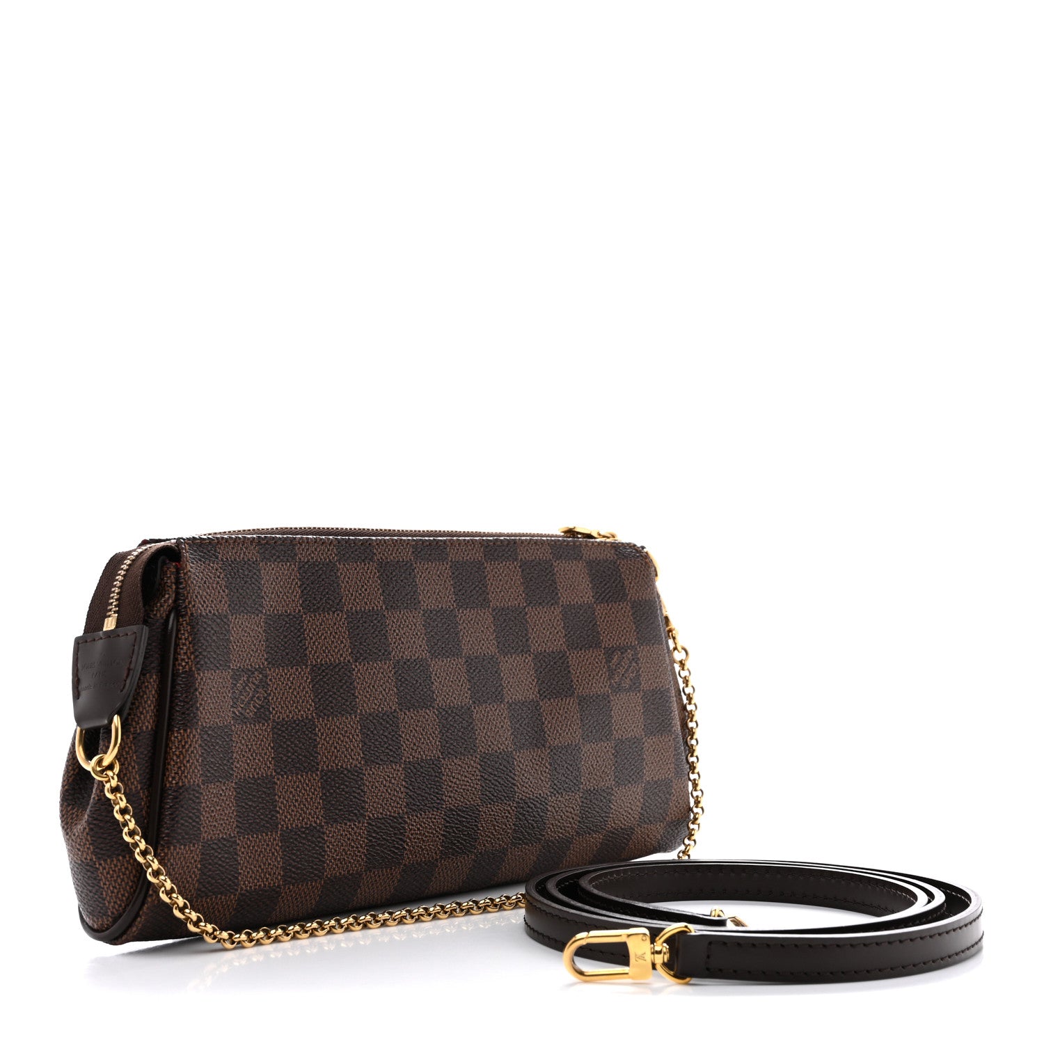 Louis Vuitton Damier Ebene Eva Clutch 3 of 13