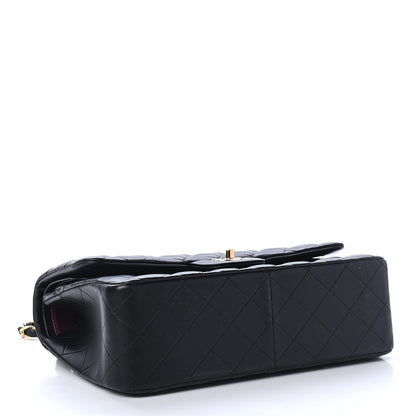 Chanel Lambskin Quilted Jumbo Double Flap Black 3 of 4
