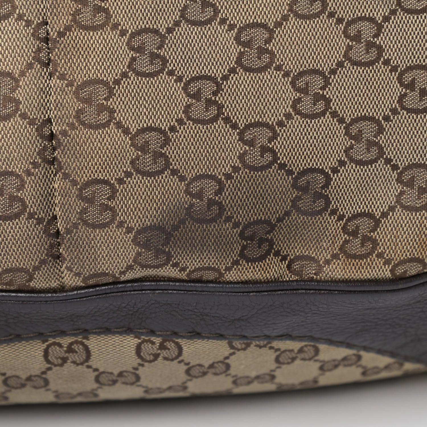 Gucci Monogram Medium Charlotte Hobo Brown 7 of 9