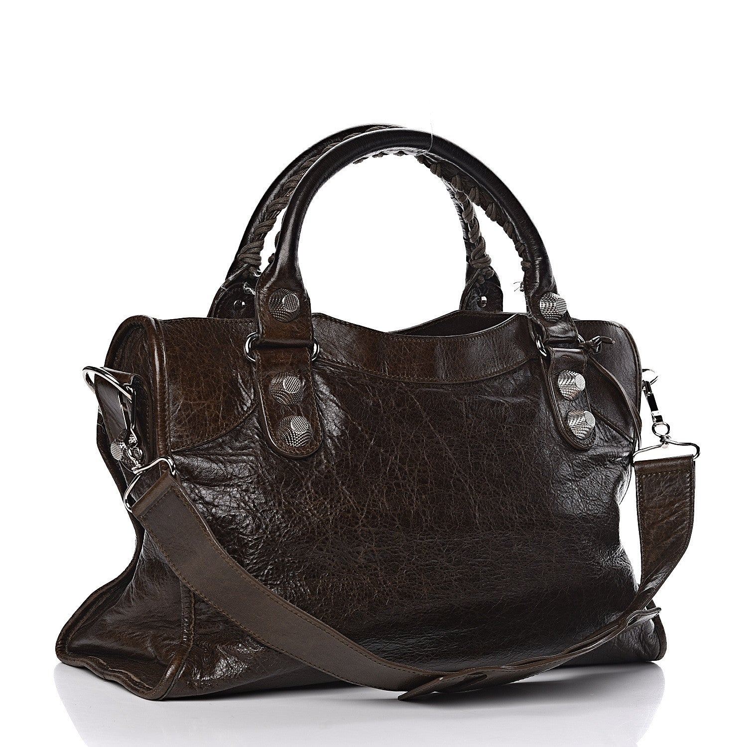 Balenciaga Chevre Giant 21 Silver Hardware City Vert Fonce 4 of 14