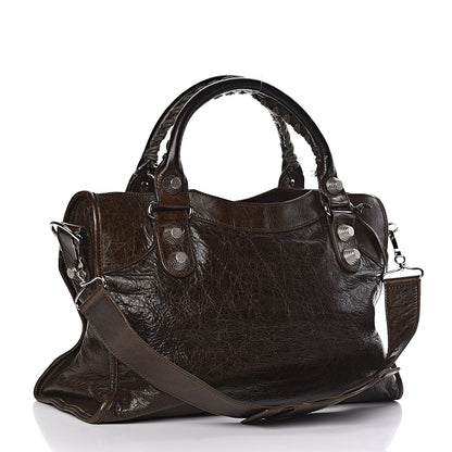 Balenciaga Chevre Giant 21 Silver Hardware City Vert Fonce 4 of 14