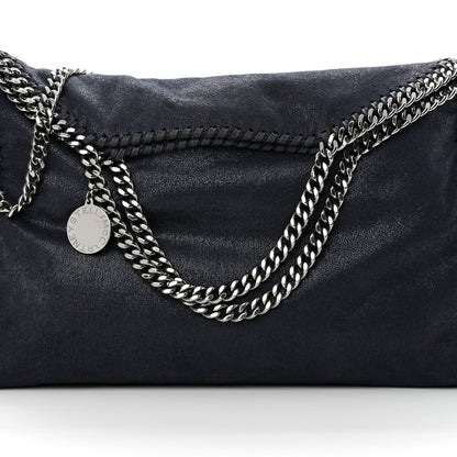 Stella McCartney Shaggy Deer Falabella Fold Over Tote Navy 8 of 10