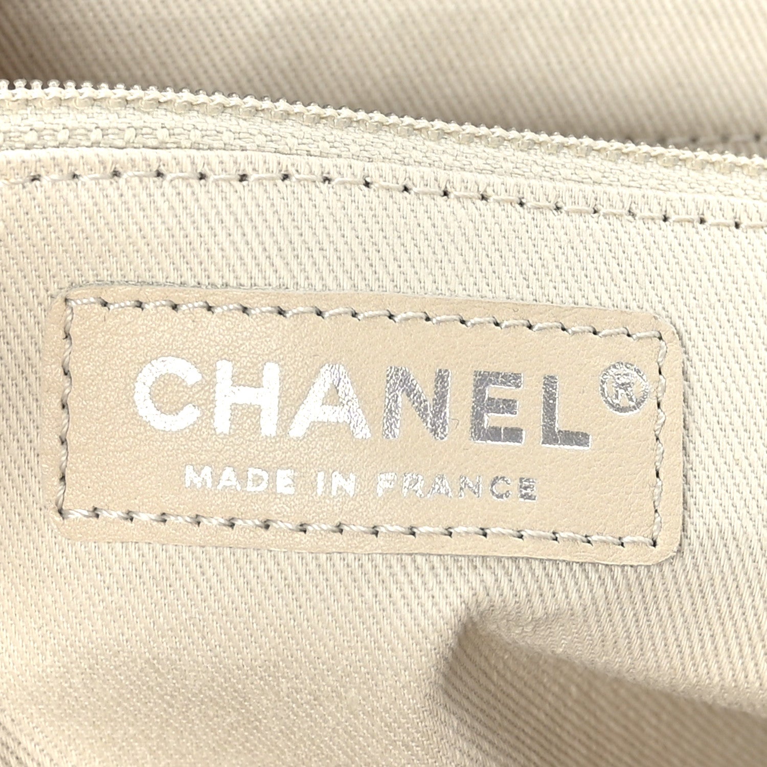 Chanel Caviar Large Half Moon Flap Dark Beige 6 of 9