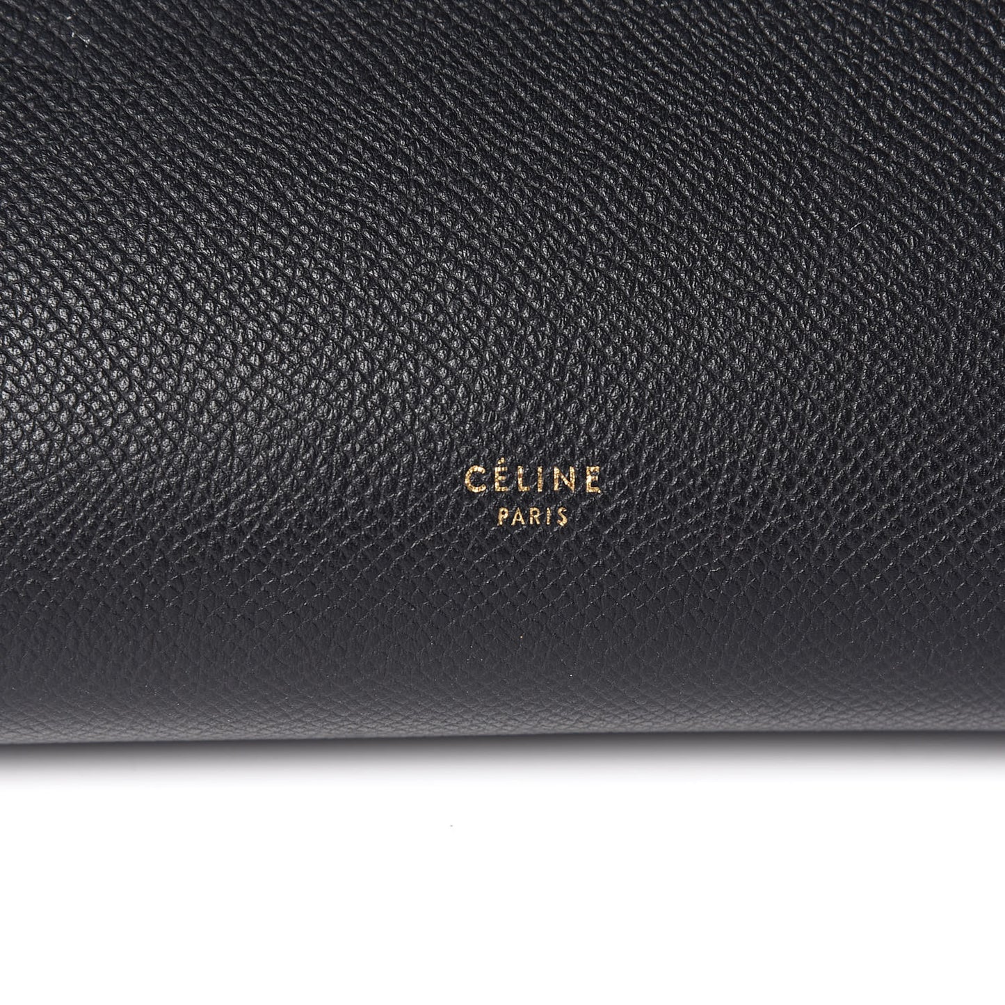 Grained Calfskin Mini Belt Bag Black