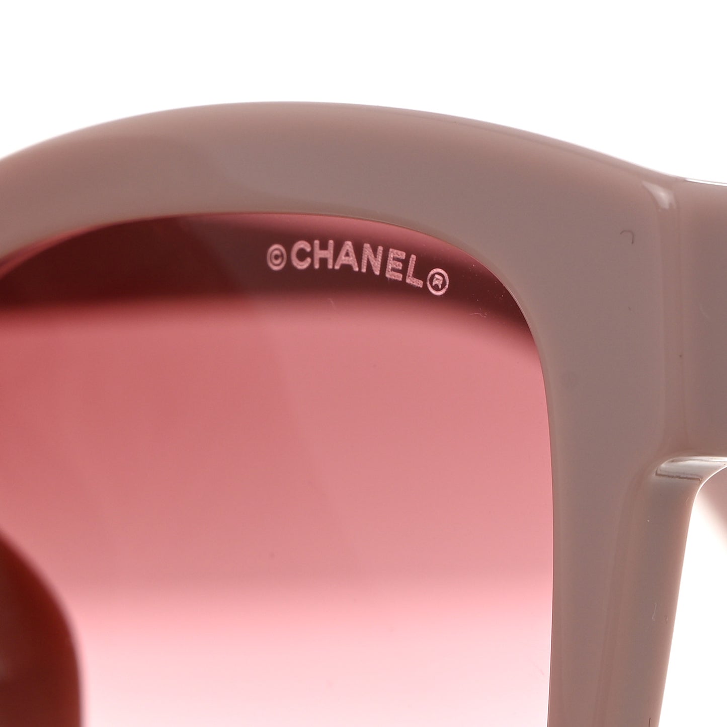 Acetate Chain Square Sunglasses 5487-A Pink