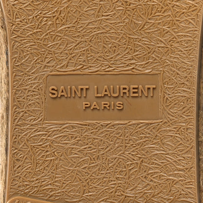 Saint Laurent Canvas Nappa Elba Light Logo Embroidered Espadrilles 41 Ecru 6 of 7