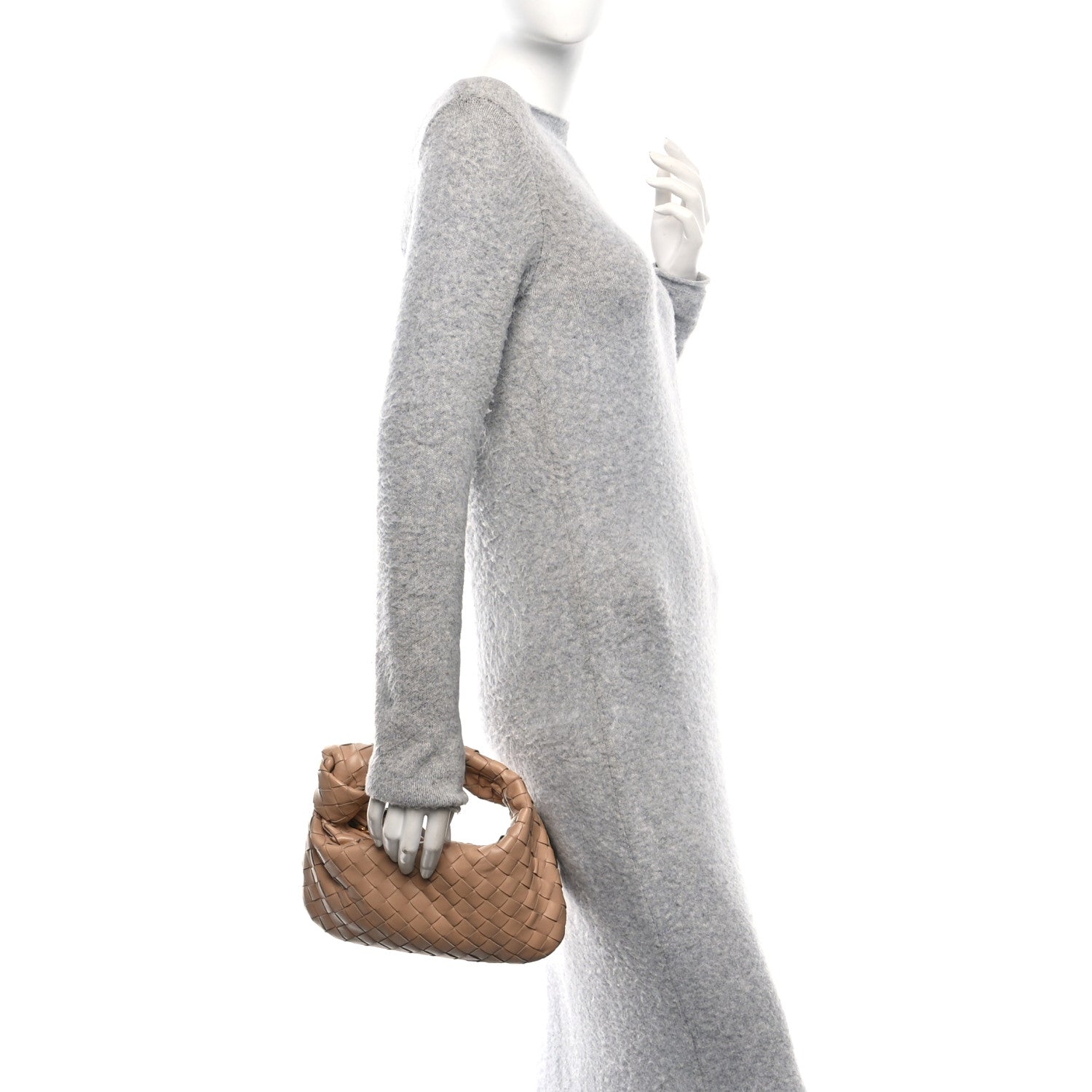 Bottega Veneta Nappa Intrecciato Mini Jodie Almond 2 of 12