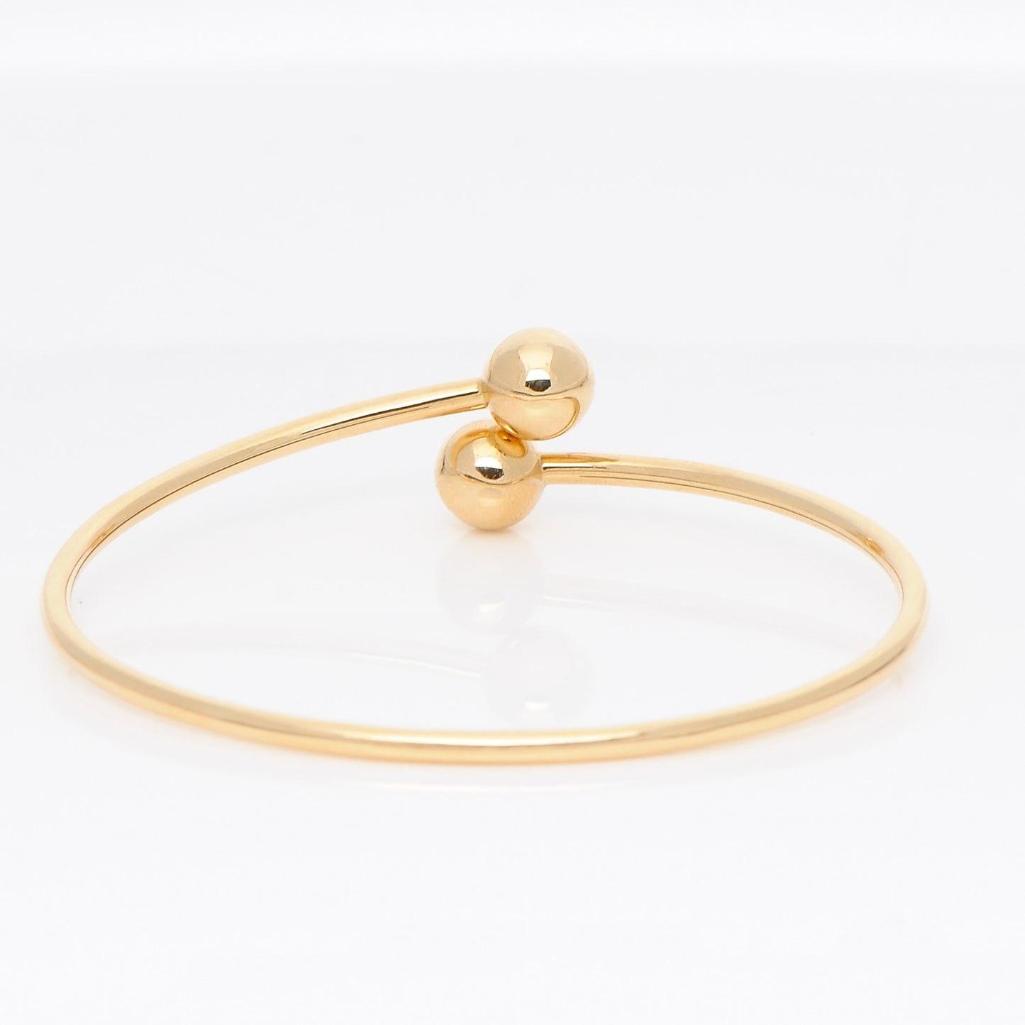 18K Yellow Gold 8mm HardWear Ball Bypass Bracelet