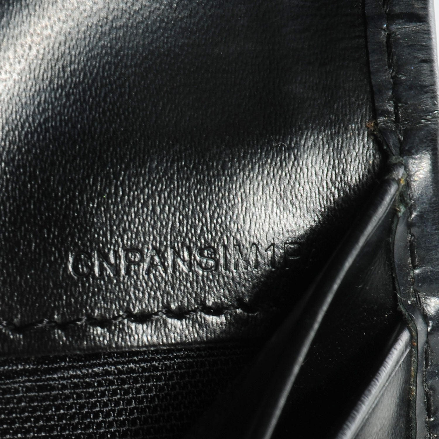 Burberry Patent Nova Check Tri-Fold Wallet Black 8 of 10