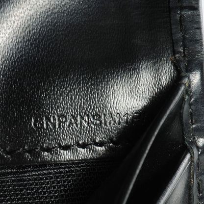 Burberry Patent Nova Check Tri-Fold Wallet Black 8 of 10