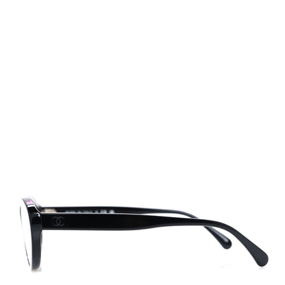 Chanel Acetate Oval Sunglasses 5416 Black Pink 3 of 7