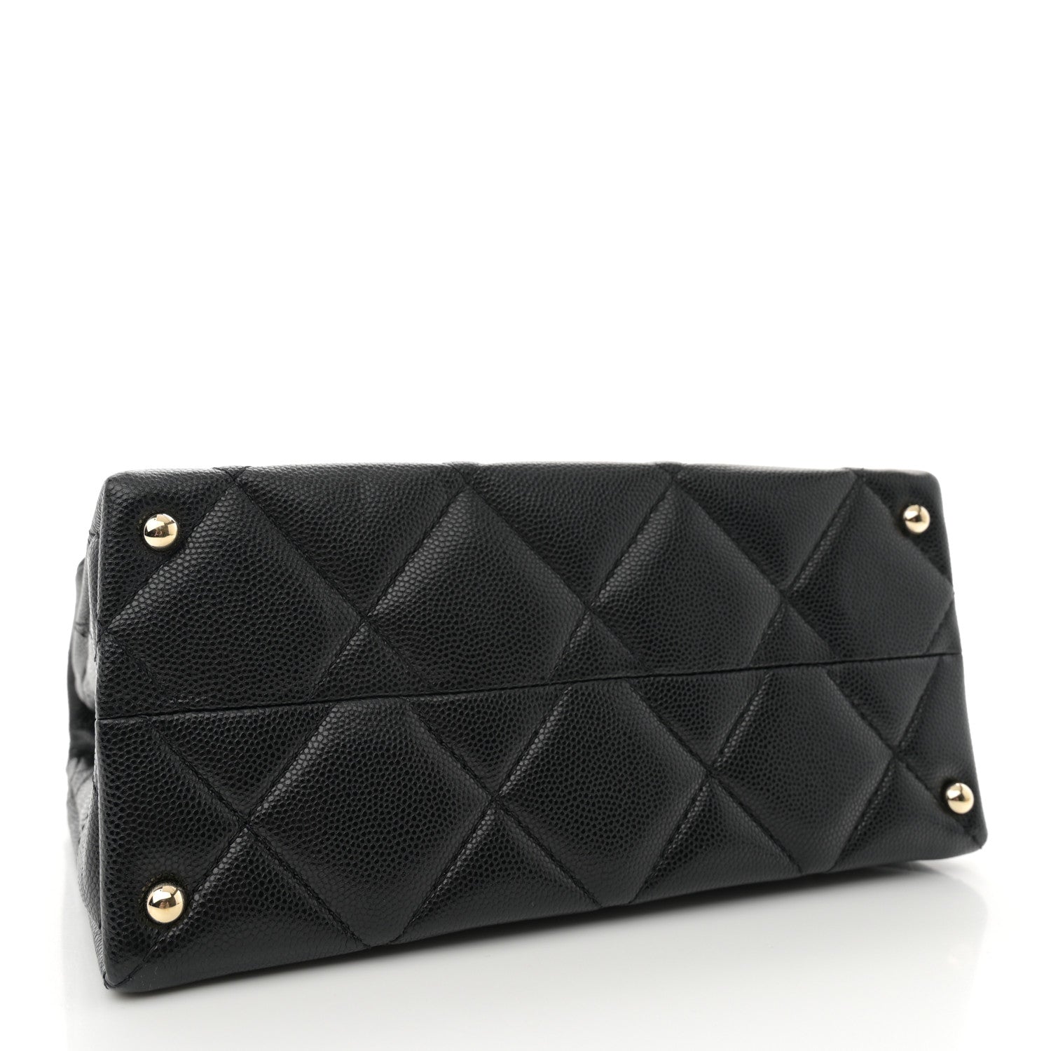 Chanel Caviar Quilted Mini Retro Twist Top Handle Flap Black 4 of 11