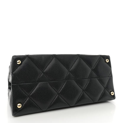 Chanel Caviar Quilted Mini Retro Twist Top Handle Flap Black 4 of 11