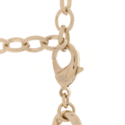 Chanel Metal Glass Pearl Strass CC Pendant Necklace Black Gold 5 of 6