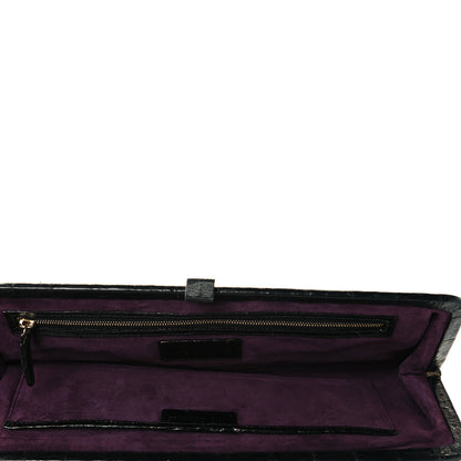 Nancy Gonzalez Crocodile Clutch Black 5 of 9