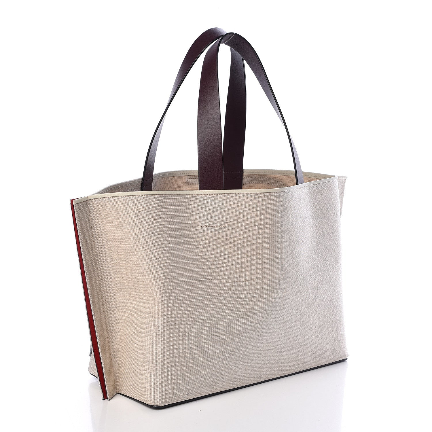 Valentino Garavani Canvas Small Escape Tote Natural Brown 4 of 9