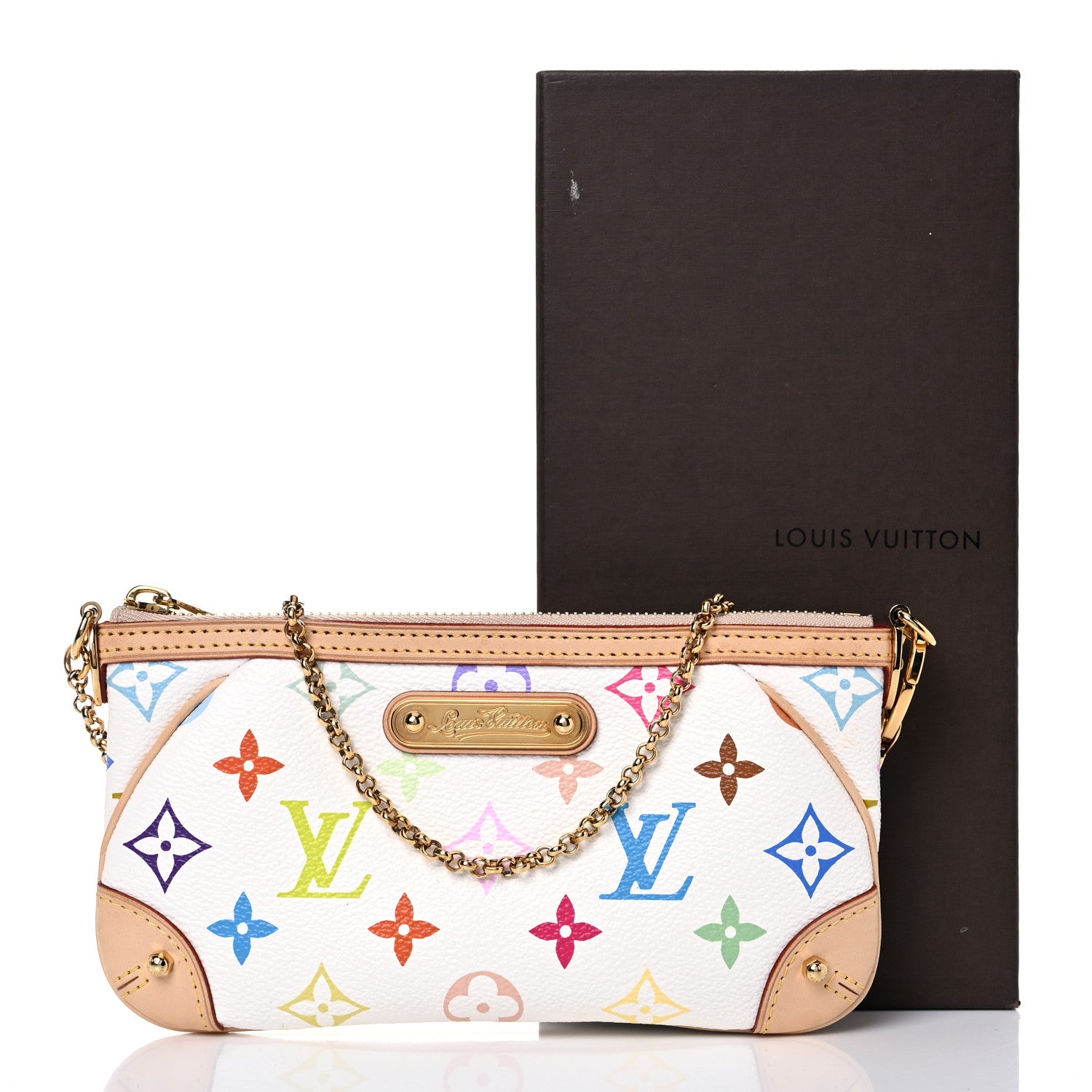 Louis Vuitton Monogram Multicolor Pochette Milla MM White 11 of 11