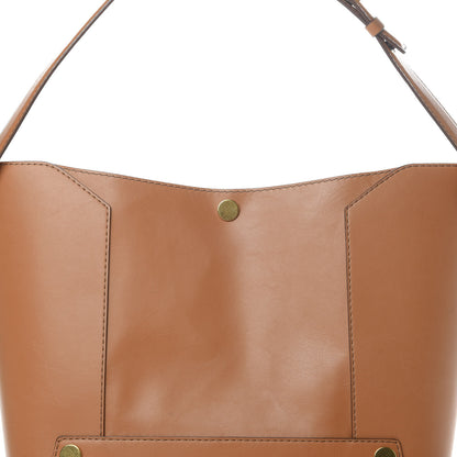 Stella McCartney Eco Alter Nappa Popper Bucket Bag Tan 7 of 12