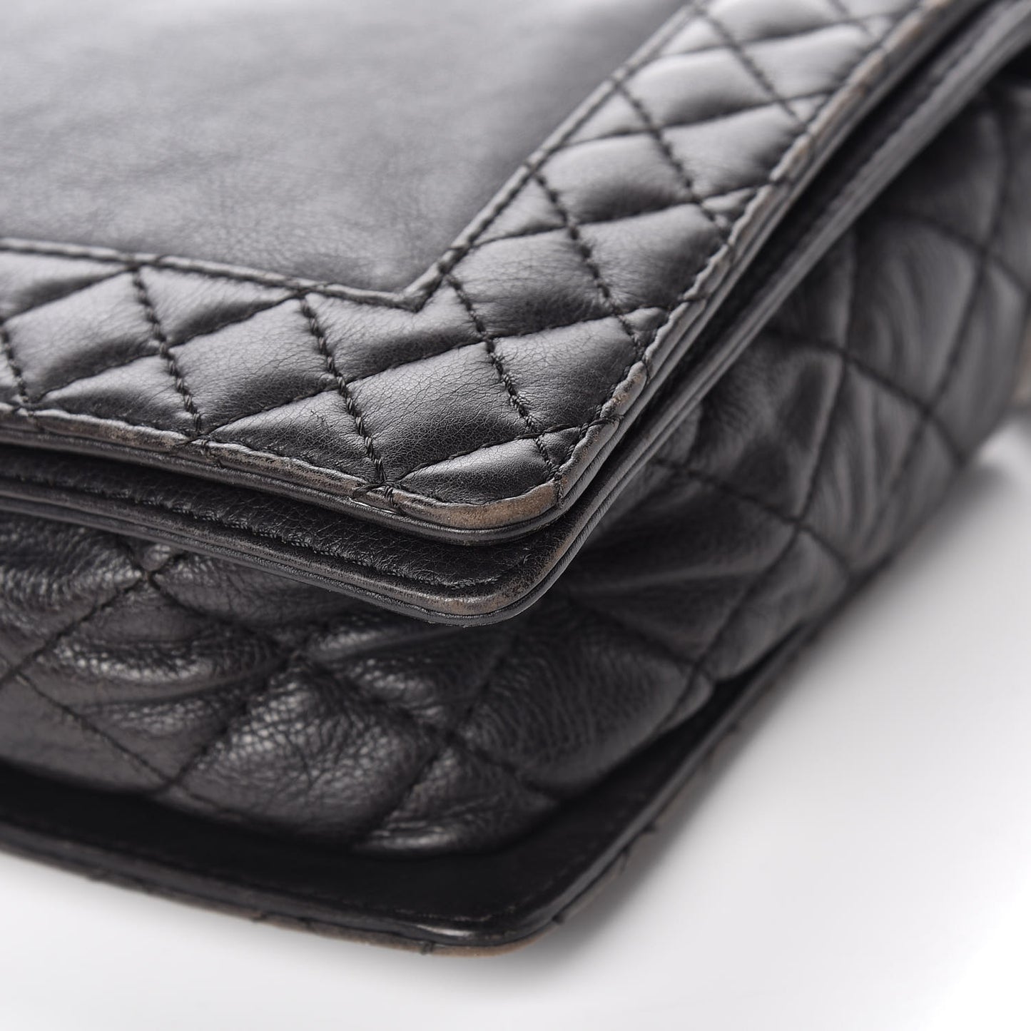 Calfskin New Medium Boy Reverso Flap Black