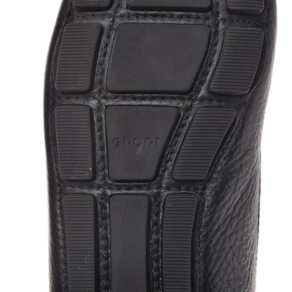 Gucci Cellarius Soft Interlocking G Driver Loafers 38.5 Black 8 of 13