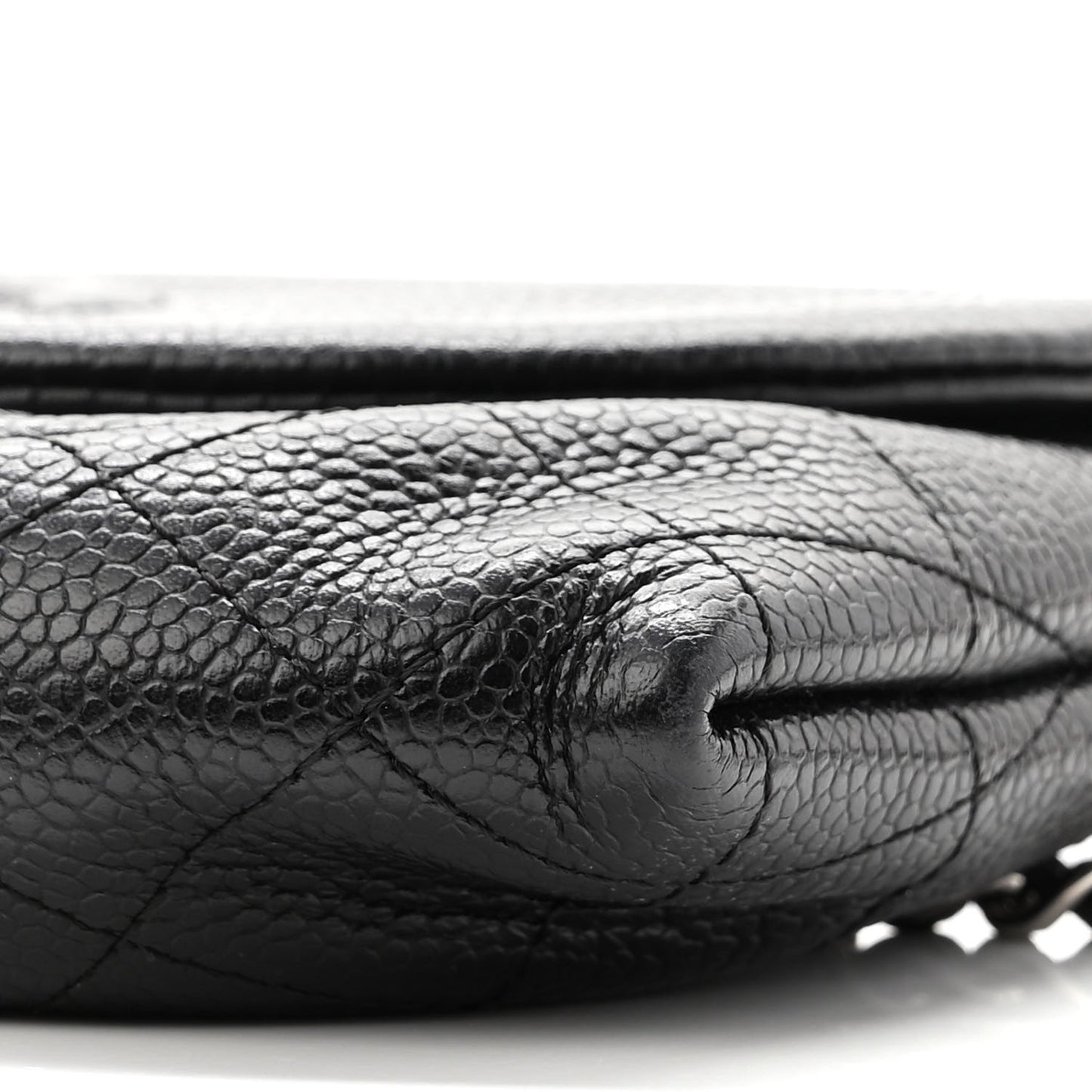 Caviar Half Moon Wallet On Chain WOC Black