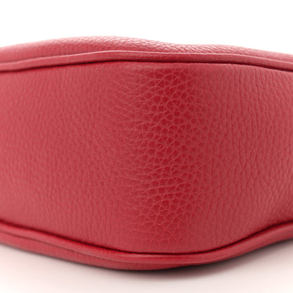 Gucci Pebbled Calfskin Small Soho Disco Bag Vibrant Red 10 of 12
