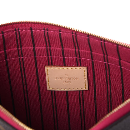 Louis Vuitton Monogram Neverfull MM GM Pochette Pivoine 5 of 8