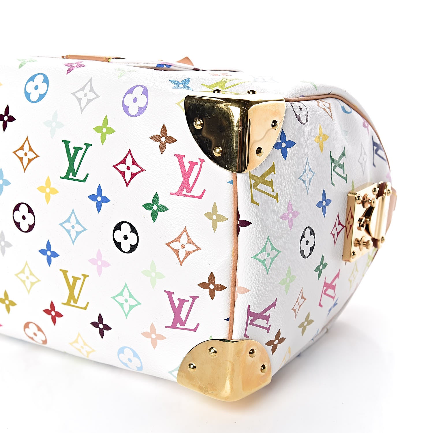Louis Vuitton Monogram Multicolor Speedy 30 White 8 of 9