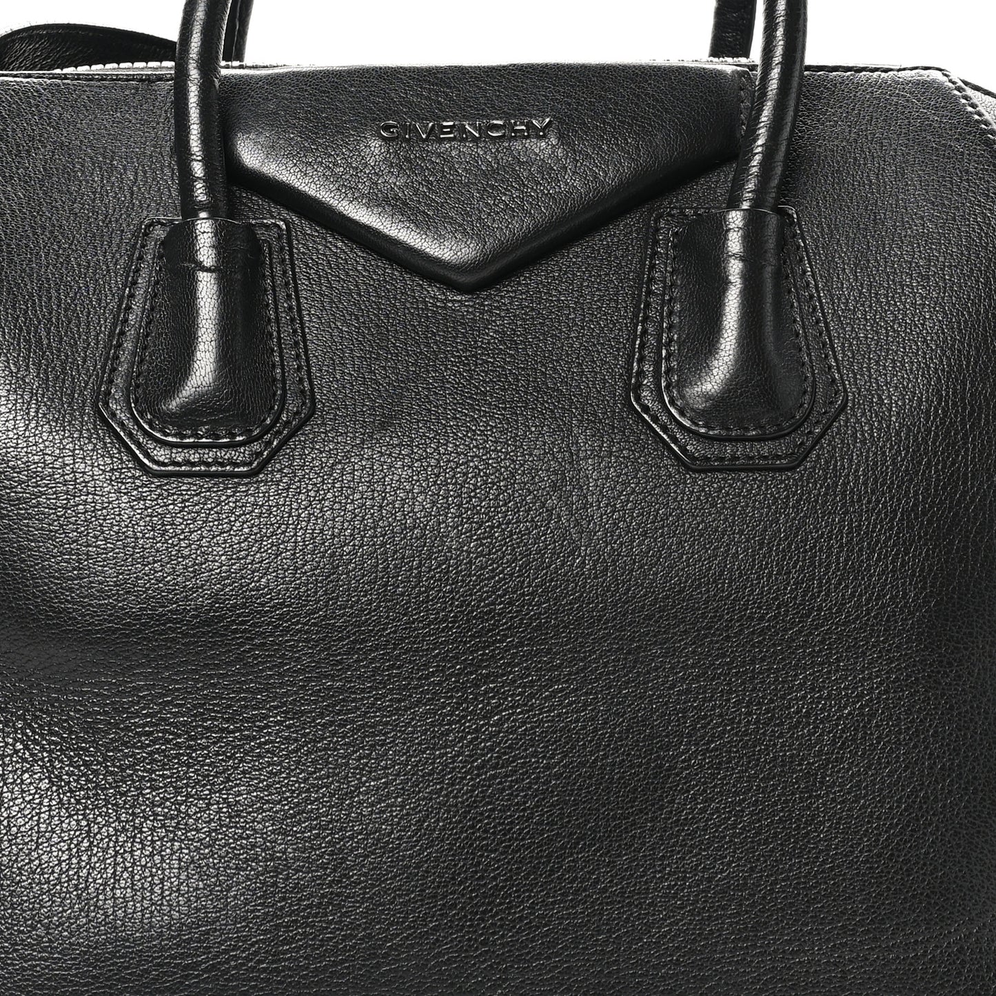 Sugar Goatskin Medium Antigona Black