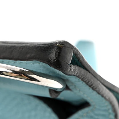 Hermes Taurillon Clemence Jypsiere 34 Bleu Atoll 14 of 14