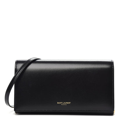 Saint Laurent Smooth Calfskin Mini Paris Bag Black 1 of 9