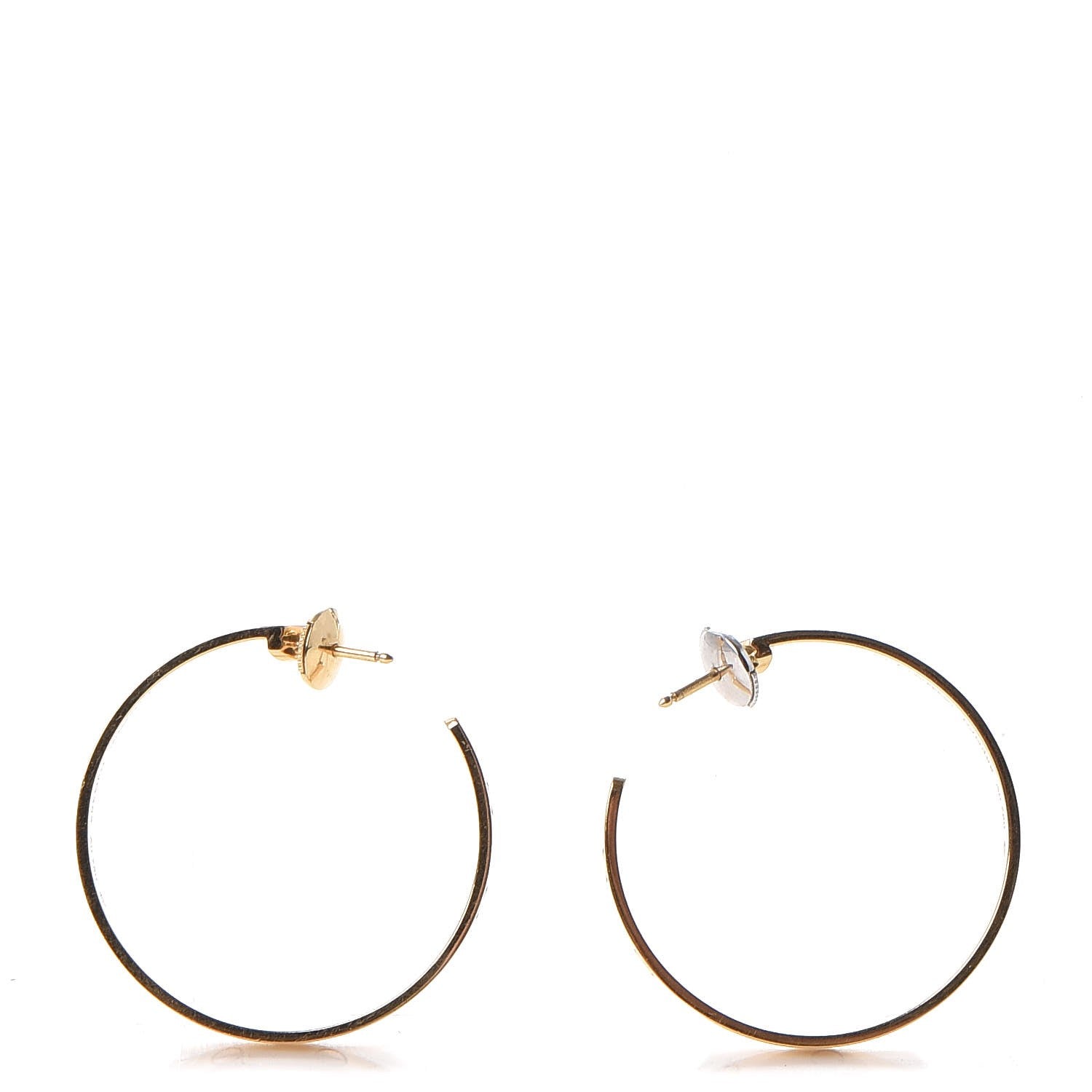 Cartier 18K Yellow Gold Large LOVE Hoop Earrings 3 of 6