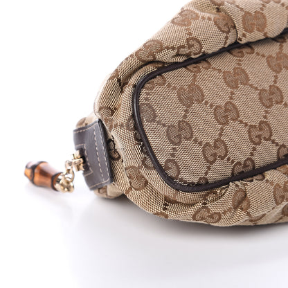 Gucci Monogram Medium Bamboo Cosmetic Case Dark Brown 6 of 7