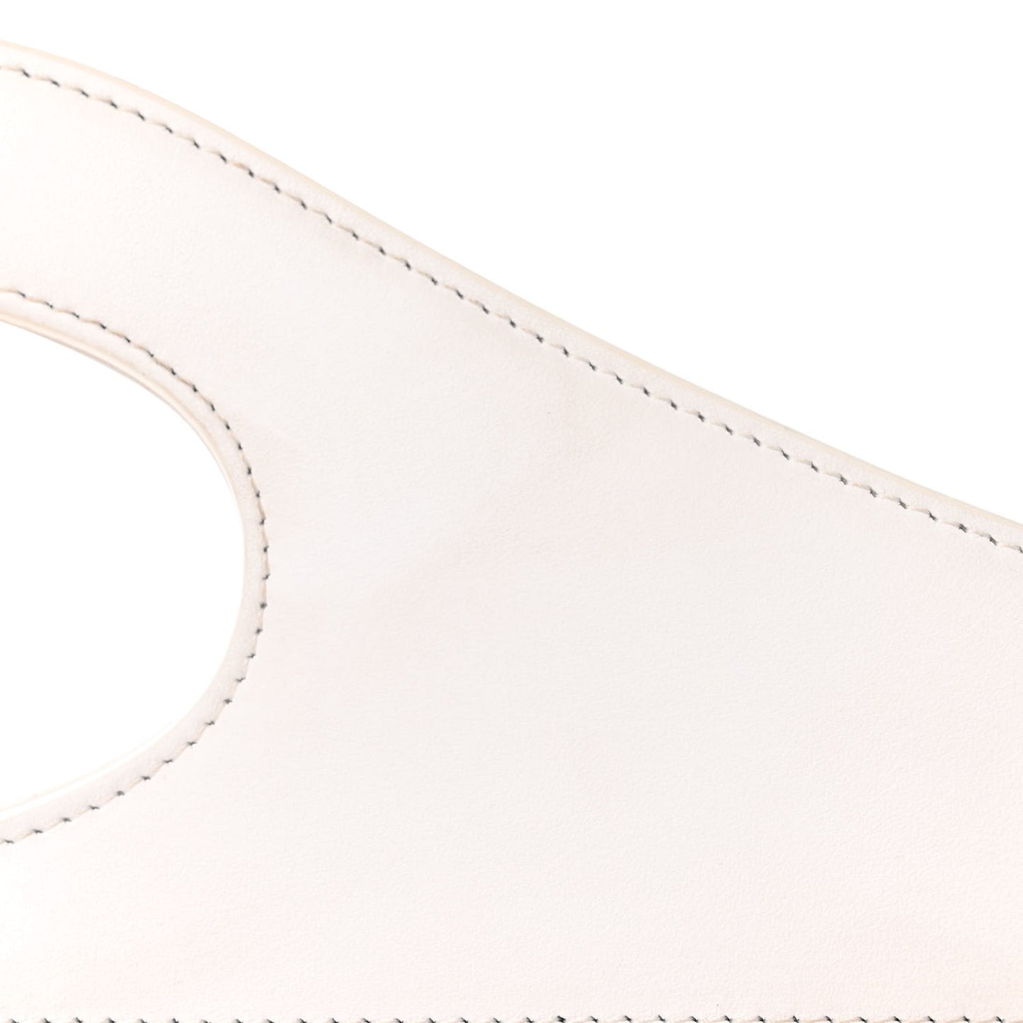 Monogram Canvas Smooth Calfskin Medium Pocket Bag White Beige
