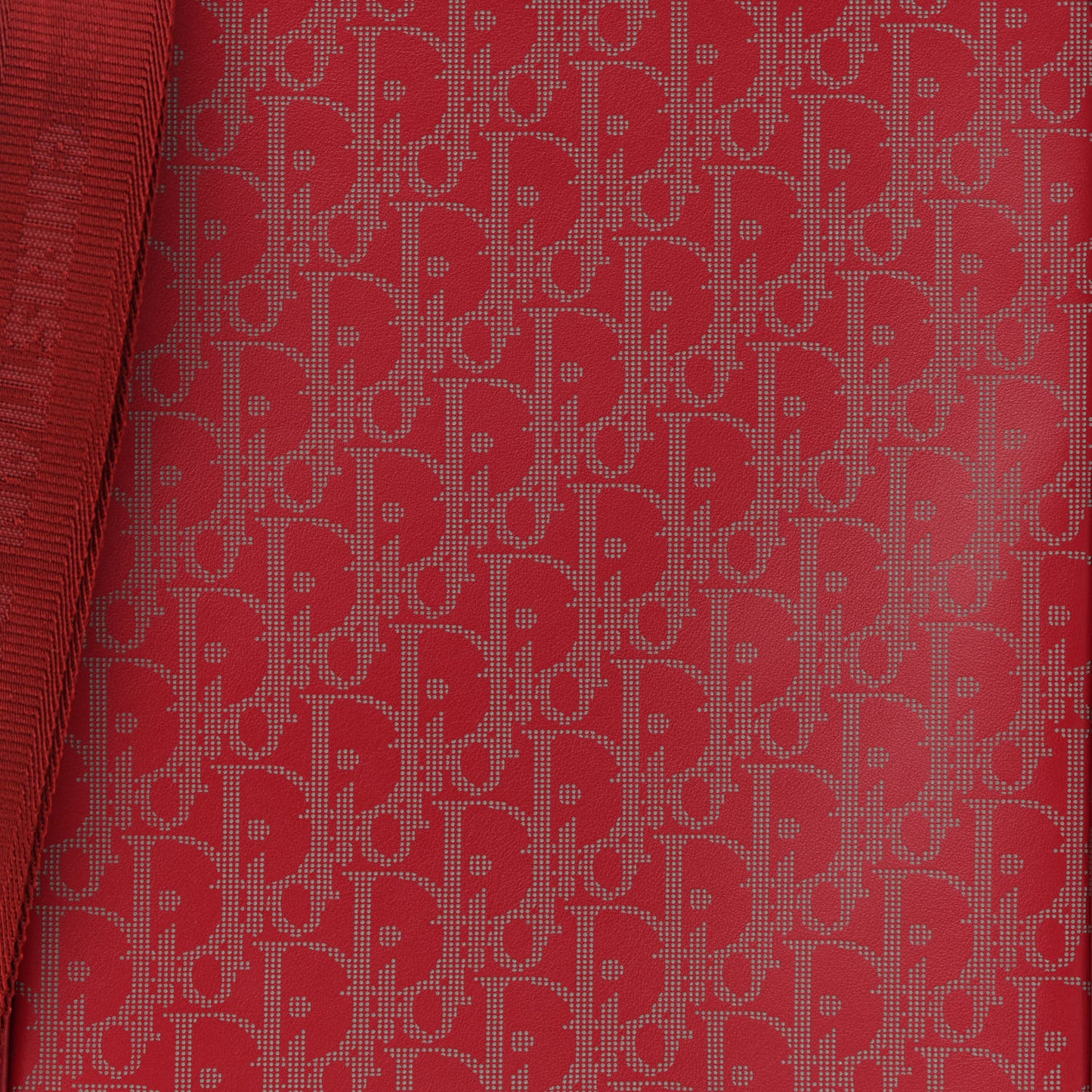 Calfskin Oblique Galaxy Perforated Marsupio World Tour Pelle Sling Red White
