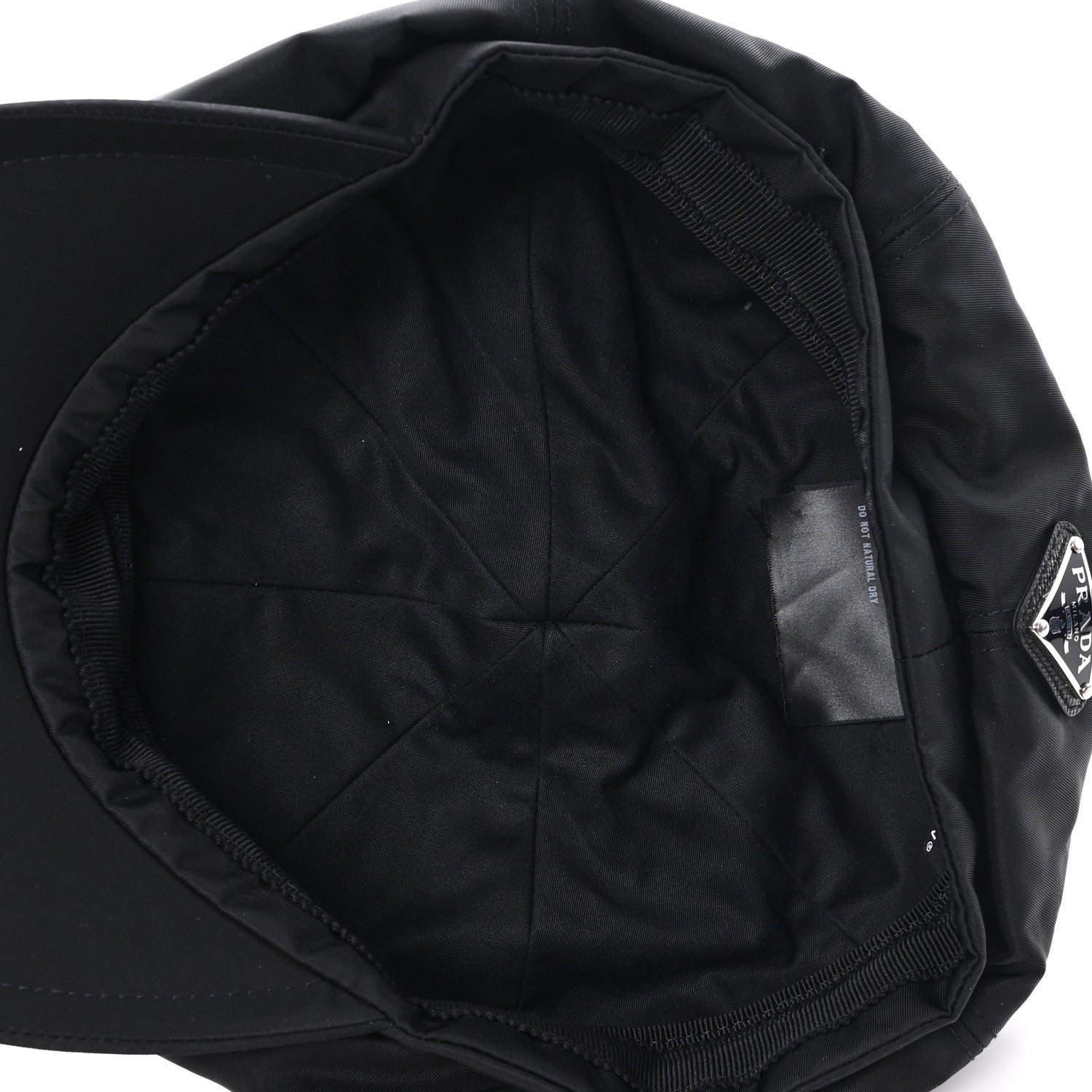 Prada Re-Nylon Newsboy Hat S Black 6 of 9