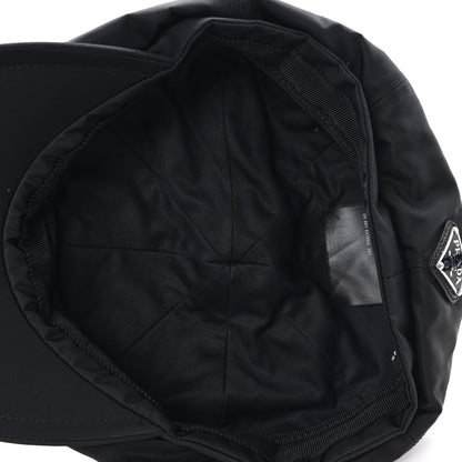 Prada Re-Nylon Newsboy Hat S Black 6 of 9