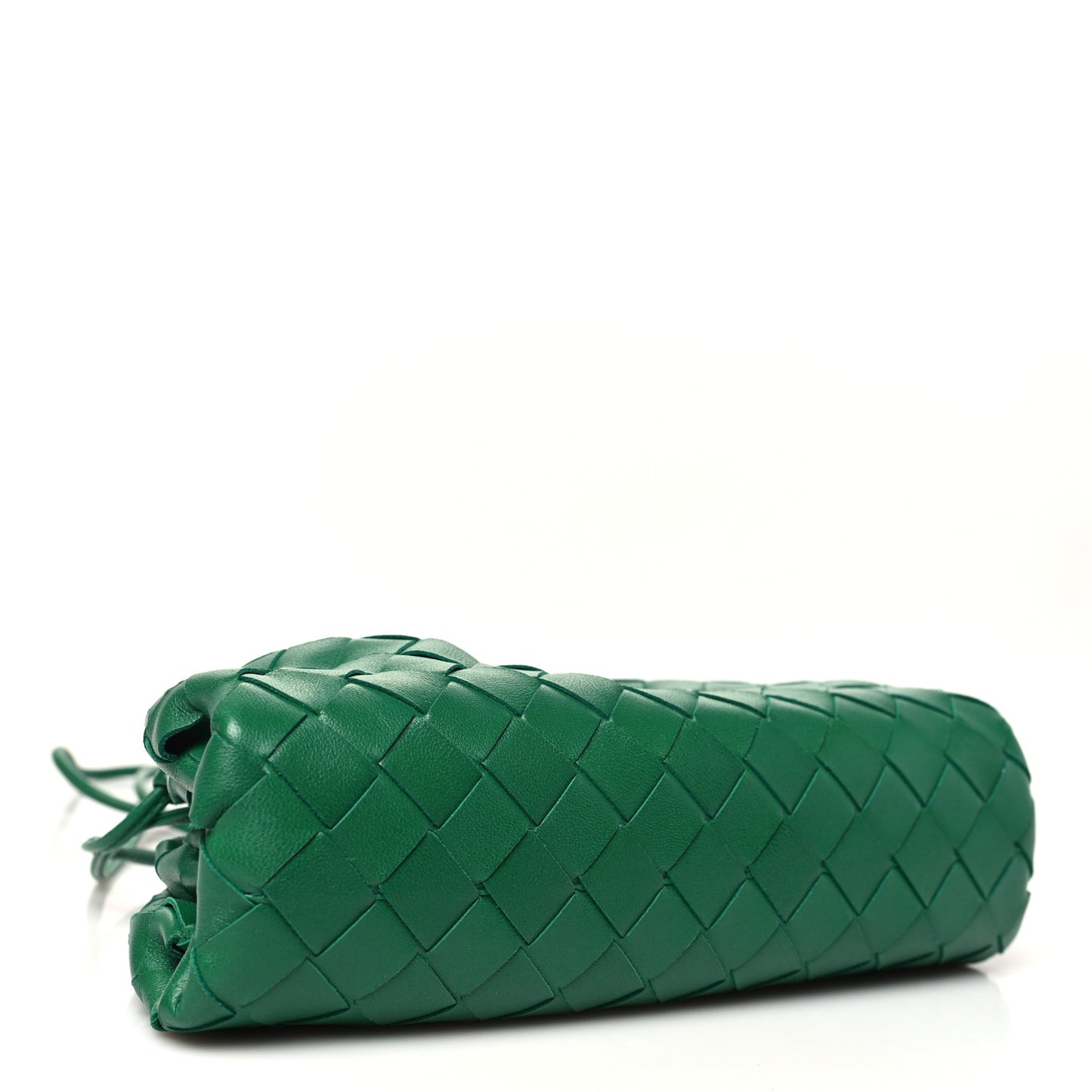 Nappa Intrecciato The Mini Pouch Racing Green