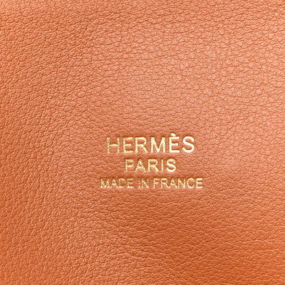 Hermes Taurillon Clemence Bolide 31 Gold 6 of 9