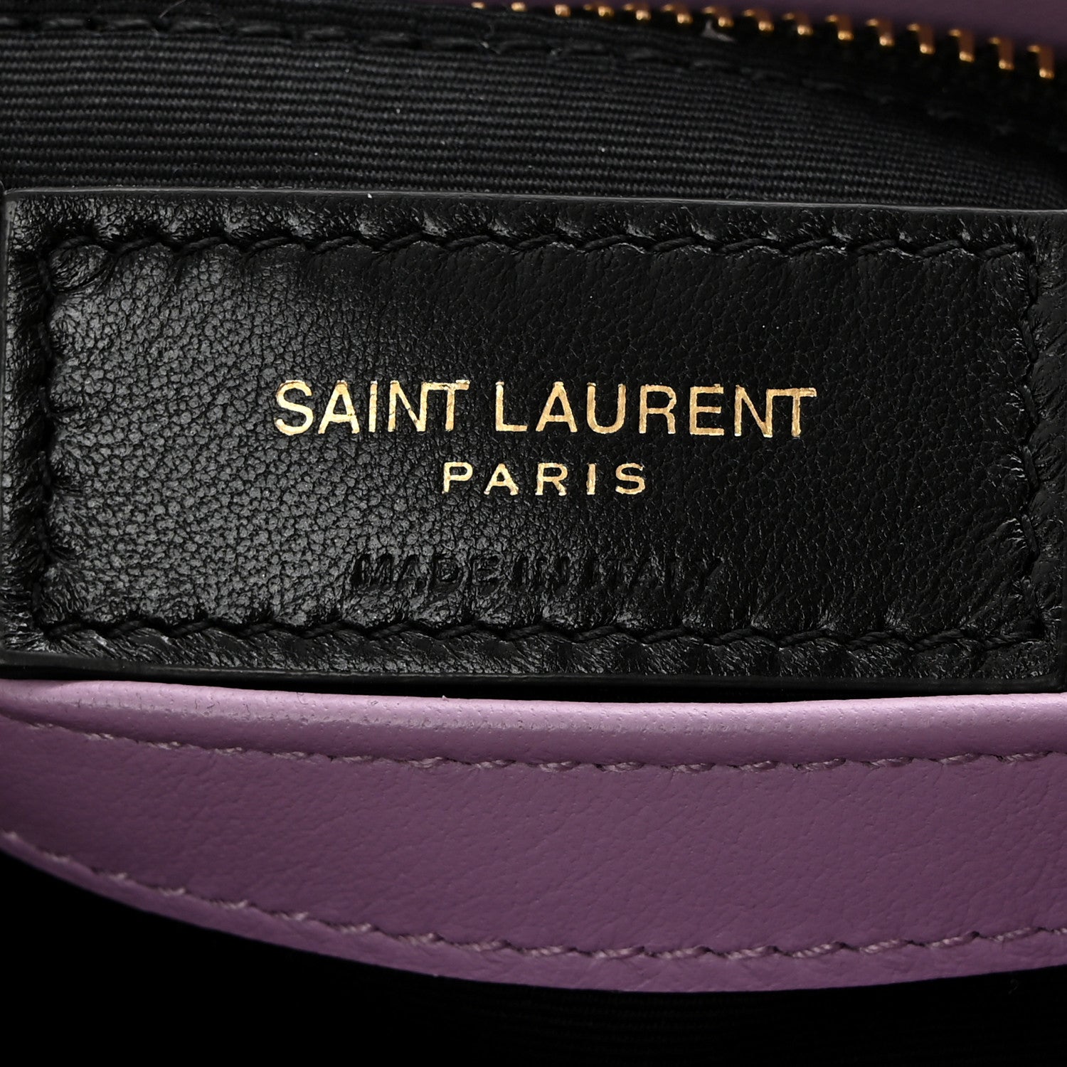 Saint Laurent Denim Y Quilted Monogram Toy Loulou Crossbody Bag Bleached Lilac 6 of 10