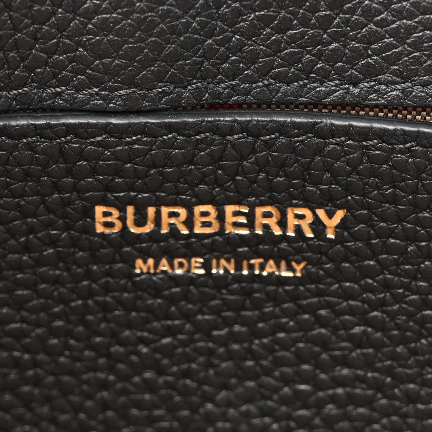 Burberry Grainy Calfskin Vintage Check Note Crossbody Bag Black 6 of 10