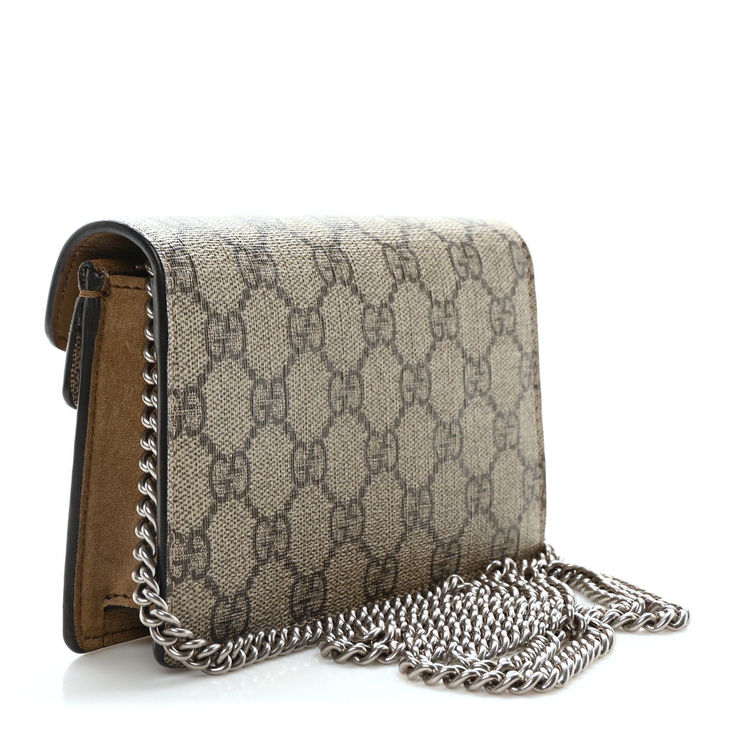 GG Supreme Monogram Super Mini Dionysus Shoulder Bag Taupe
