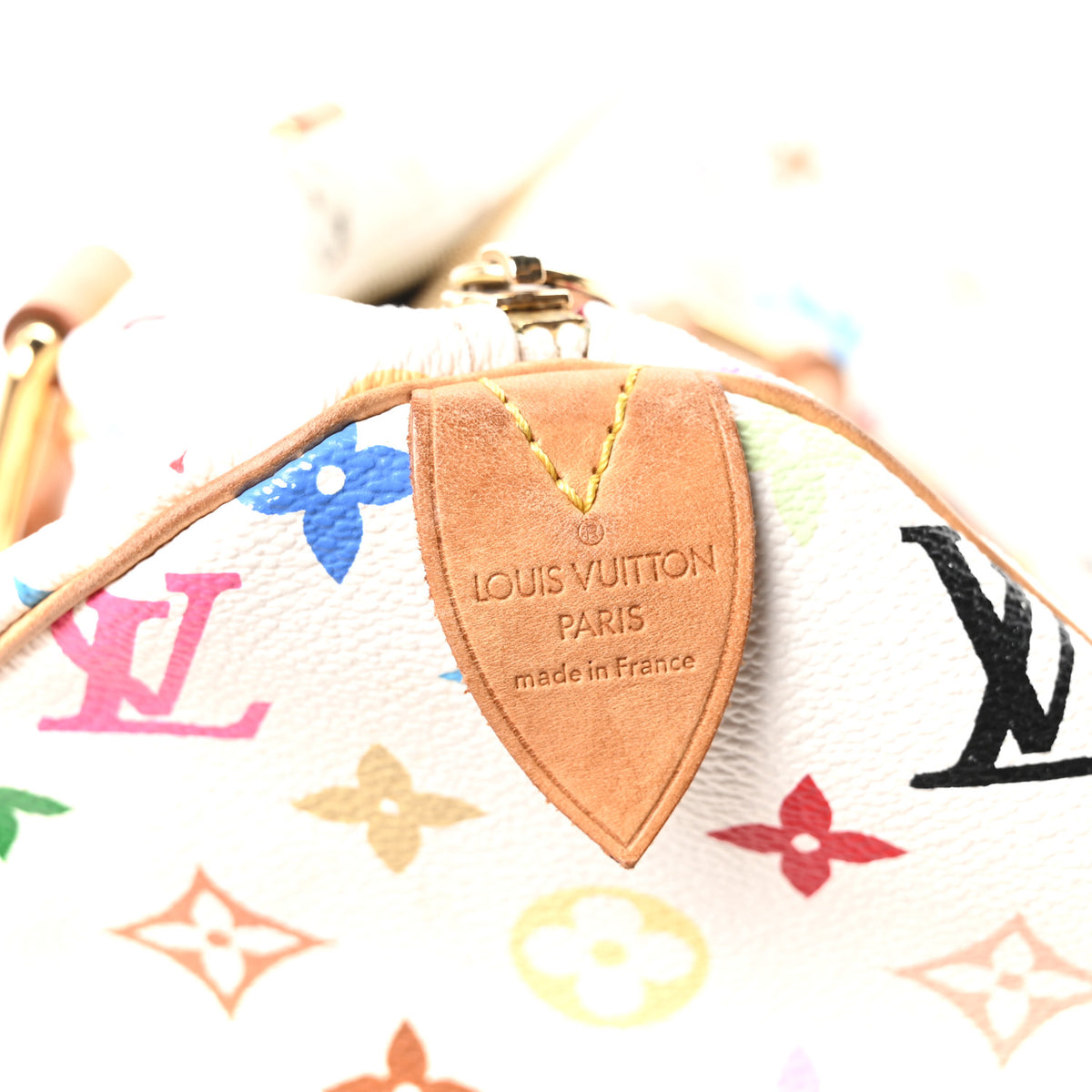 Louis Vuitton Monogram Multicolor Speedy 30 White 6 of 9
